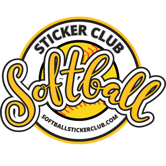 Free Trial Softball Sticker Club - Monthly Membership